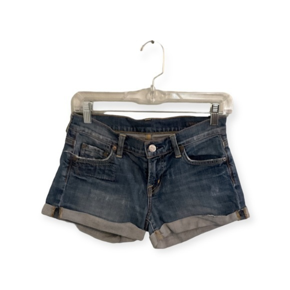 Women’s Citizens of Humanity rolled jean shorts, size 26